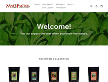 Tablet Screenshot of matefactor.ca